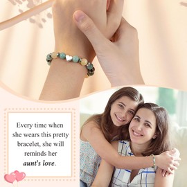 PINKDODO Niece Bracelet Gifts from Aunt Auntie, Year Old Girl Christmas Valentines Birthday Gifts for Niece Girls Jewelry