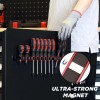 FOCUS AUTO TOOLS Magnetic Screwdriver Wrench Organizer Aluminum Rail Magnetic