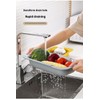 Over the Sink Colander Strainer Basket-Wash Vegetables and Fruits, Drain