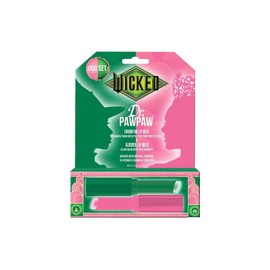 Dr.PAWPAW X WICKED Limited Edition Enchanting & Glimmer Lip Balm Duo - Nourish, Hydrate & Moisturise Lips- Cruelty-Free, Multipurpose Lip Care- 2x3g