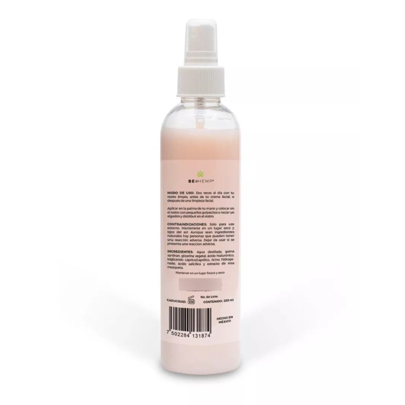 Beohemp Loción Hidratante Rosa Mosqueta Y Ácido Hialurónico 250 Ml