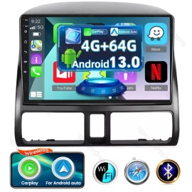 Unbranded Car Stereo Radio Player Android 13 Apple Carplay GPS Nav For Honda CRV 2002-2006