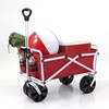 YSC Folding Beach Wagon – Collapsible Cart with Wheels –