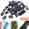 25 Pack Zipper Pull Tabs Cord Ends Tips Shoe Lace