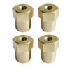 Ampper M8 Thread Female Brass Battery Terminal Post Adapter Battery