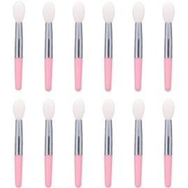 Cabilock Pincel para Bálsamo Labial de Silicona 12 Piezas Aplicación Precisa y Fácil de Llevar para Uso Profesional y Aficionados al Maquillaje