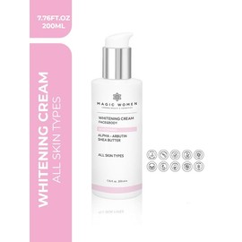 Gel Crema Iluminador Original Para La Piel - 200 Ml / 7.76 Onzas Líquidas - Para Cuello, Rostro, Axilas, Codos Y Zonas Íntimas. Gel Iluminador Para Unificar El Tono De La Piel.