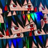 KAMUI COLORS SASUKE UCHIHA HOLO ANIME SLAP STICKER NARUTO SHIPPUDEN AKATSUKI CAR DECAL