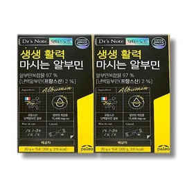 건강나라 팔레오 생생 활력 마시는 알부민 20g15포 2박스 Health Country Paleo Vitality Drinking Albumin 20g 15 Packs 2 Boxes