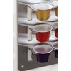 Vertical Stainless Steel Capsule Holder for 18 Nespresso Coffee Capsules