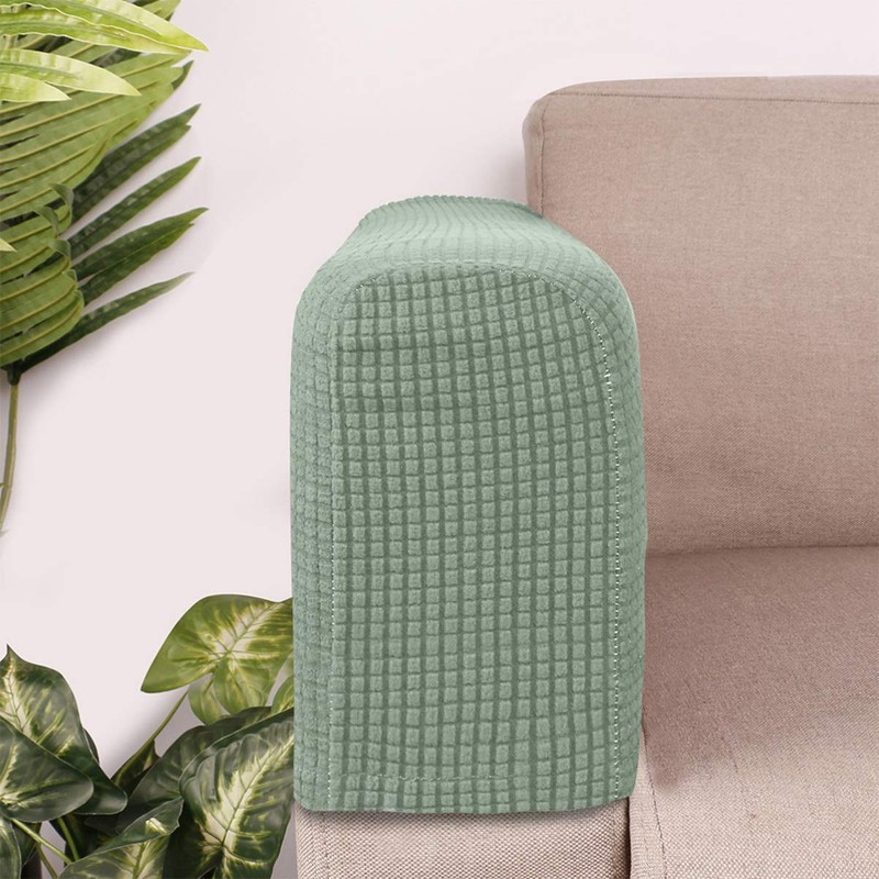 BESPORTBLE 2pcs Universal Elastic Sofa Armrest Covers, Stretchable Polyester Couch