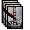 wallsthatspeak 24x32 Black Picture Frame for Puzzles Posters Photos or
