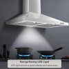 Zomagas Range Hood 30 inch, Wall Mount Range Hood 450CFM