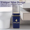 WSBArt Bathroom Trash Can with Lid 4 Gallon Trash Can