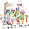 PicassoTiles 150pc Magnetic Marble Run Track Set STEM Construction Toy