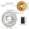 XINGYHENG Dust Shroud Kit Dry Grinding Dust Cover 100-150mm Adjustable
