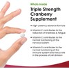 Triple Strength Cranberry Tablets 30,000mg – Added Vitamin C &