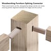 50Pcs Beech Wood Domino Tenon Stopper for Crafting Woodworking Furniture