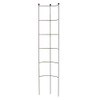 Panacea 90102 57" Rustic Rust 6/ Half Round Vegetable Ladder