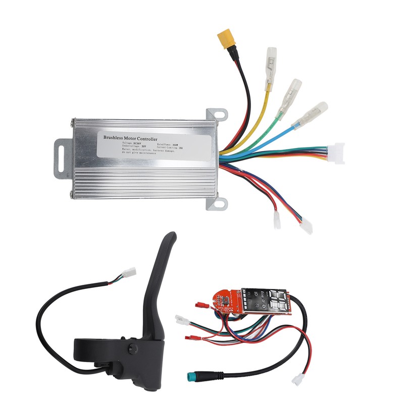 36V 350W Electric Scooter Motor Controller Kit Dashboard Digital Display