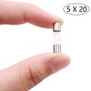 Tnisesm 60 Pcs F5AL Fast-Blow Fuse 5A 250 V Glass
