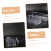 DOITOOL 4Pcs Drawer Organizer Set Plastic Storage Box for Desk