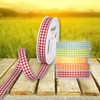 Halbach Silk Check Wristbands, Polyester, grün, 2500.0 x 2.5 x