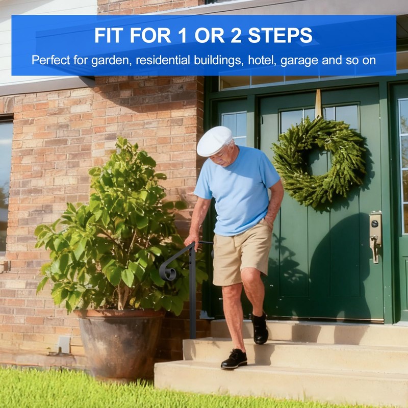 handrails for Outdoor Steps Single Post Handrails for Outdoor Steps