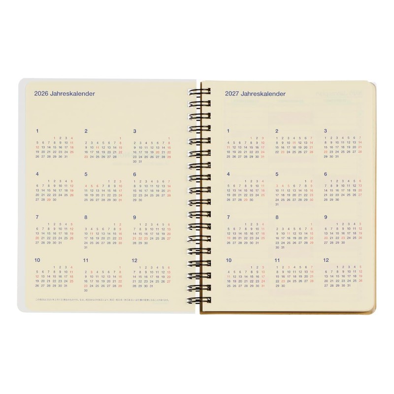 [Delfonics Planner 2026 Edition/Starting October 2025] Rollbahn Diary Animal L