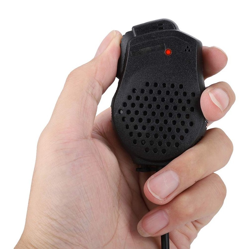 Walkie Talkie Speaker Microphone, Dual PTT Handheld Shoulder 2-Way Radio