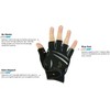 BIONIC Men's Beast Mode Fitness Fingerless Gloves, 2X-Large, Black