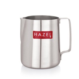 HAZEL Stainless Steel Tea Coffee Sugar Serving Pot (1, Milk Jug, 800 ML)