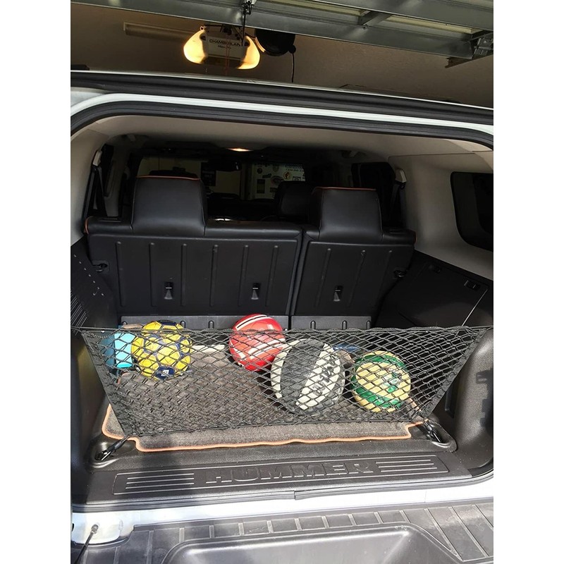 EACCESSORIES EA Rear Trunk Organizer Cargo Net for HUMMER H3