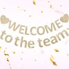 Pre-Strung Glitter Welcome to the Team Banner Welcome Banner Welcome