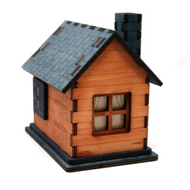 Cabin in the Woods Secret Escape Box - Fun Unusual Wooden Puzzle Box - Mid Difficulty - Includes Crux Sticker