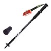 Anti-shock Walking Stick 3-Section Telescopic Adjustable Trekking Hiking Pole Ultralight