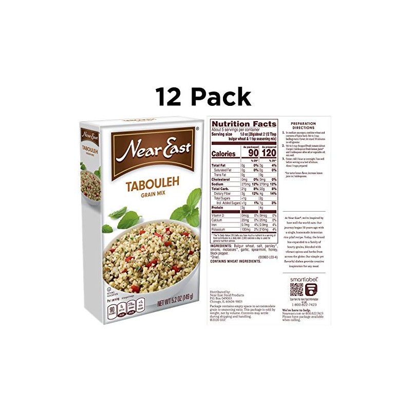 Quaker Near East Tabouleh Whole Grain Salad Mix, 5.25 Ounce,