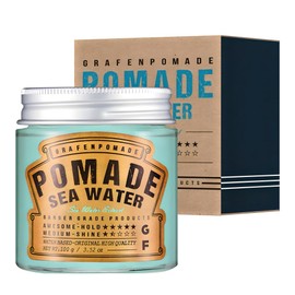Graphene Jeju Sea Water Pomade Hair Wax 100g, 100g, 1 piece