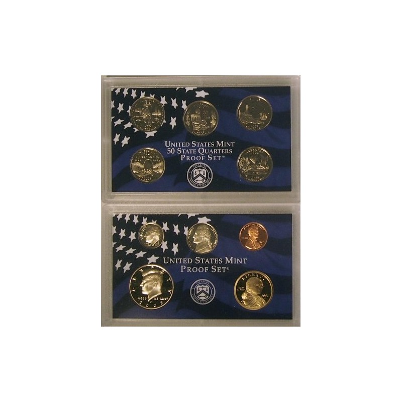 2003 S Proof Set in Original US Government Packaging