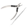 VICASKY 1 set Stainless Steel Nail Scissors Professional Cuticle Remover
