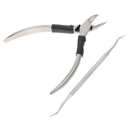 VICASKY 1 set Stainless Steel Nail Scissors Professional Cuticle Remover Kit for Toenails Fingernails Durable Easy to Use Manicure Tool for Home Salon