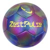 ZestPulse Holographic Reflective Soccer Ball Size 5 for Adults, High