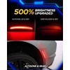 AUTOONE LED Side Marker Lights Red & Yellow Compatible with