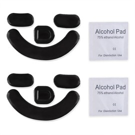 2Sets Rounded Edges Curved Black Mouse Feet Skates Compatible for Razer Viper V2 Pro Gaming Mouse