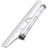 Frienda Rolling Ruler Plastic Parallel Rolling Ruler, Multifunctional Drawing Design