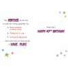 Piccadilly Greetings Modern Milestone Age Birthday Card Age 47 -