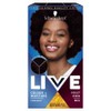 Schwarzkopf Live Colour + Moisture Dark Purple Hair Dye, 3-Pack