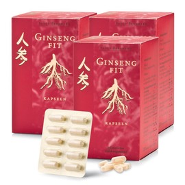 Sanct Bernhard Ginseng-Fit Capsules with Ginseng Root Powder, 600 Capsules