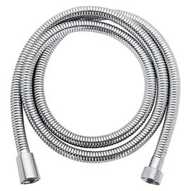 BSSTORE Flexible Hose for Shower and Bathtub Type Extra A Double Locking Stainless Steel Universal Connections 1/2 Inch F Length 200 cm