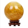 Citrine Round Citrine Topaz Citrine Crystal Ball Purifying Ripple Crystal